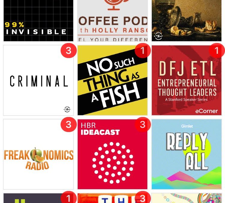 Ryan's podcast subscriptions