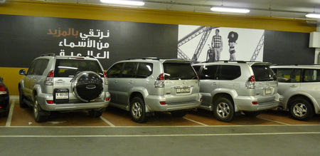 For the record, ours is on the left with the spare wheel on the back.